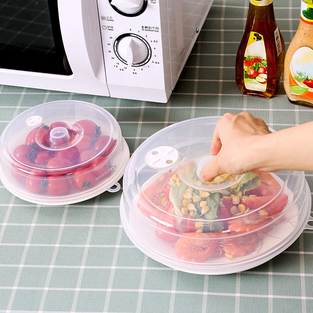2 Pcs Refrigerator Food Fresh Covers Sealing Covers Microwave Covers (White)