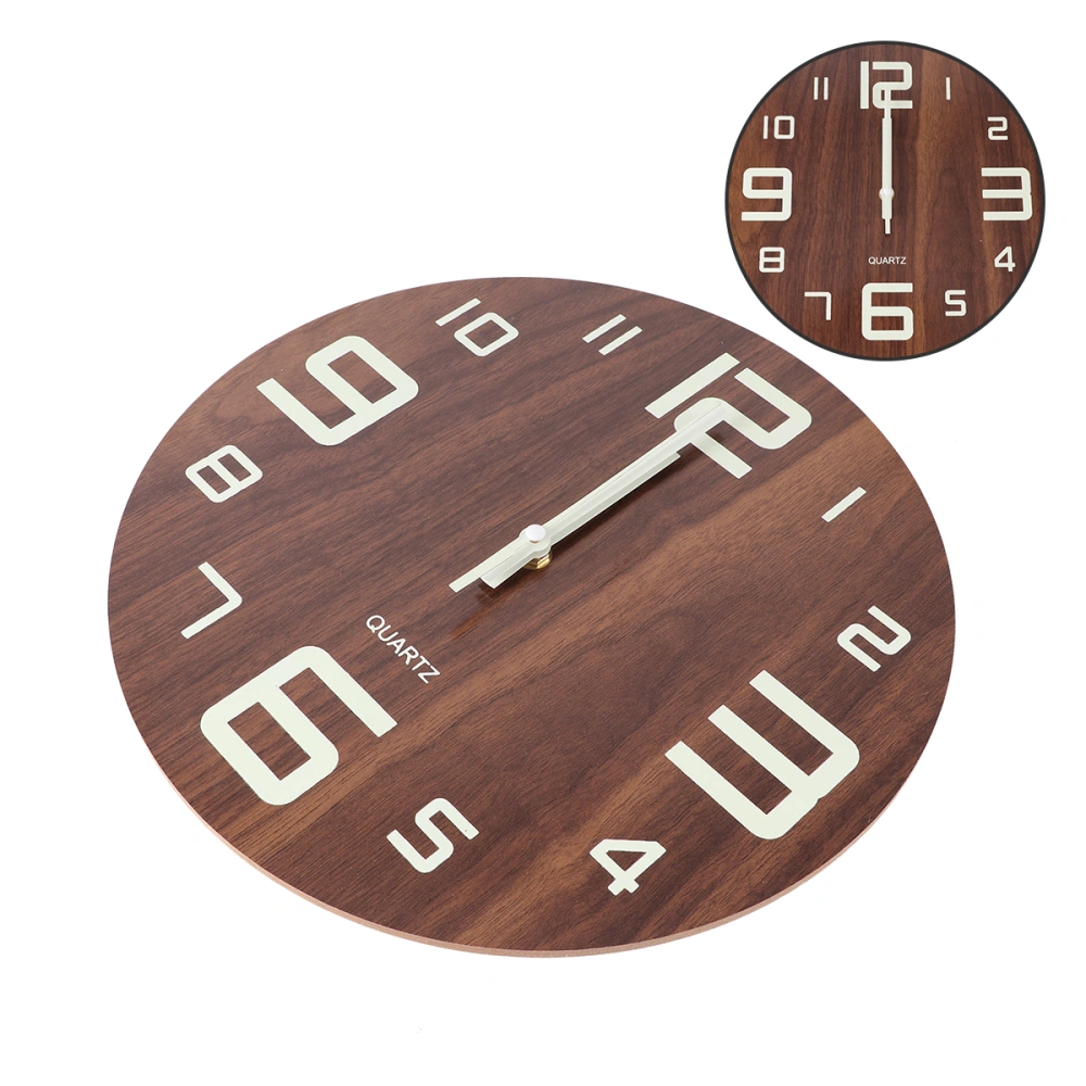 Creative Wooden Wall Clock Simple Clock Mute Quartz Clock Home Decoration Clock