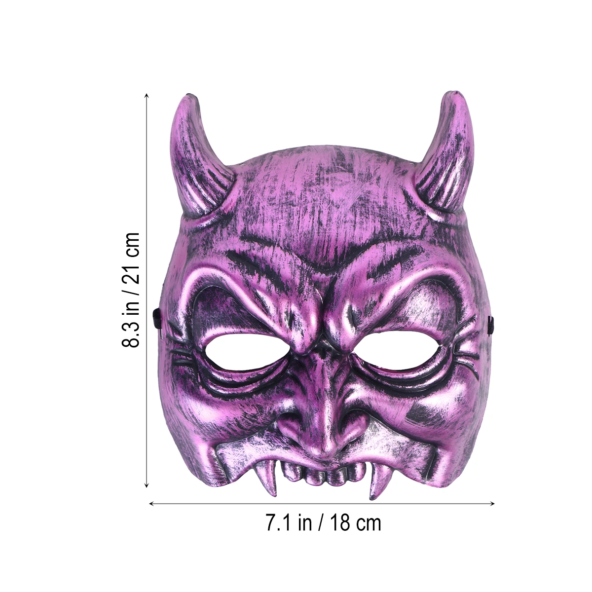 Halloween Easter Horrible Ghost Style Face Mask Cosplay Mask Horror Costume Devil Mask Decoration Props (Red)