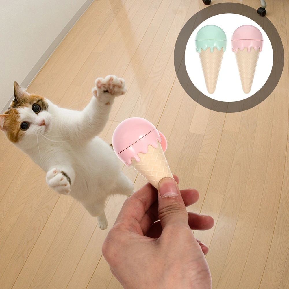 2Pcs Cat Catnip Toys Ice Cream Cat Catnip Toys Interactive Teething Toys for Kitten