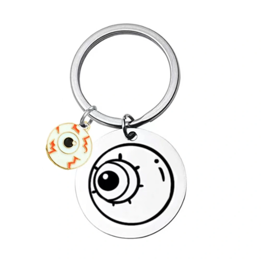 Halloween Eyeball Key Chain Halloween Key Chain Bag Pendant Halloween Decoration