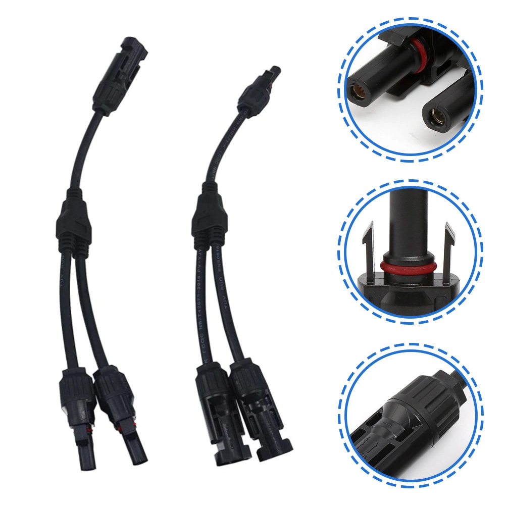2pcs Solar Panel Cable Solar Panel Connector Solar Panel Cable And Connector