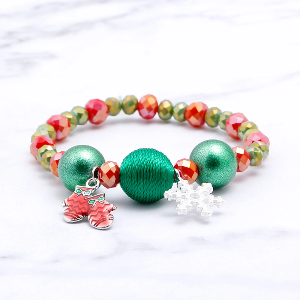 Christmas Gift Bracelet Santa Snowman Candy Bracelet Unisex Christmas Bracelet Alloy Christmas Bracelet Style 5