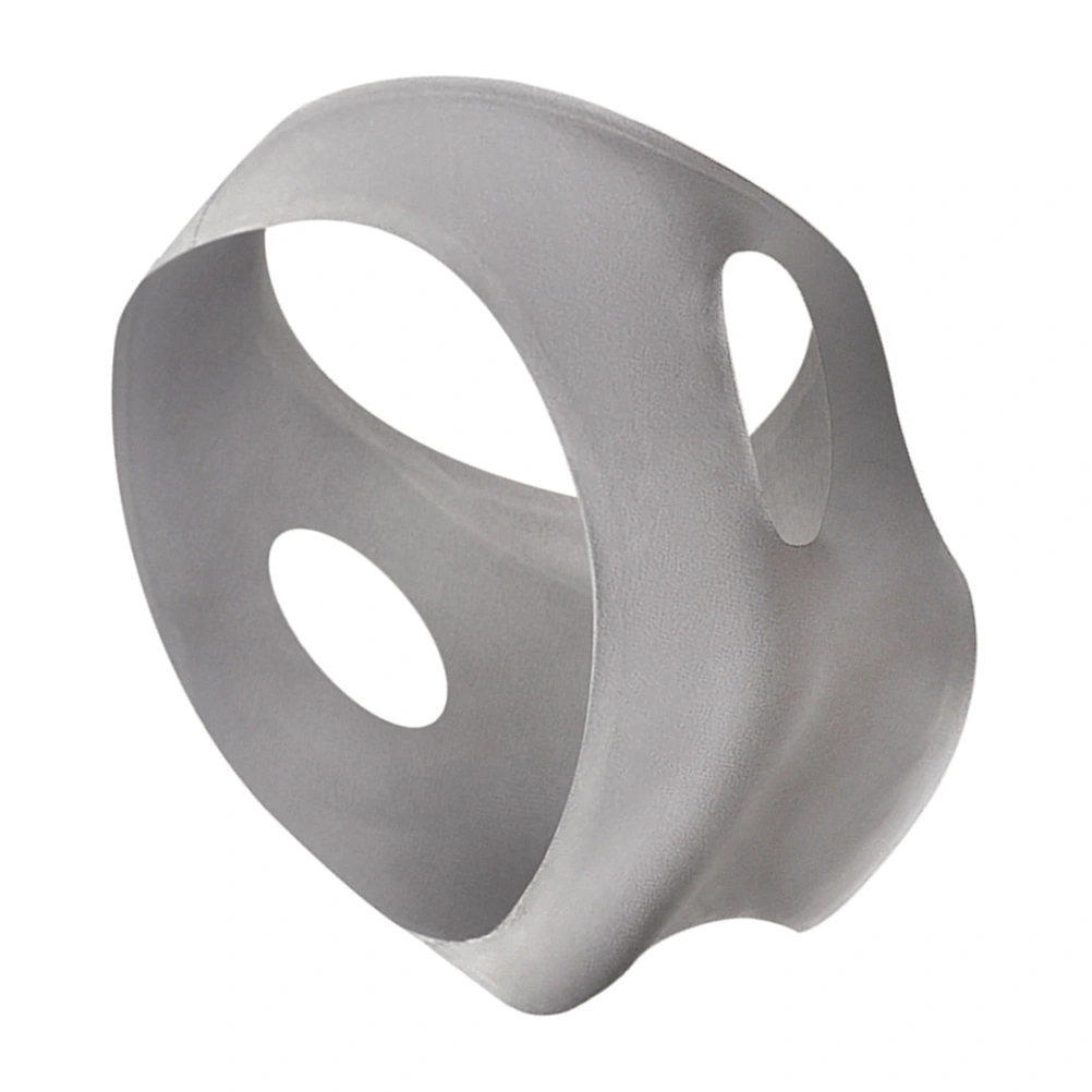 Breathable Face Thin Bandage V Face Mask Face Thin Muscle Chin Small V Face Bandage for Woman Girl (Grey Size S)
