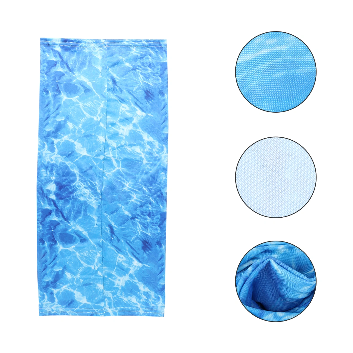1Pc Printing Sun-protection Face Mask Outdoor Sports Face Guard for Men (Blue)