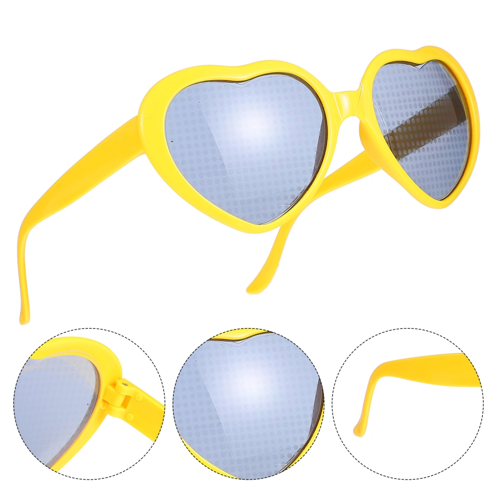 1pc Special Effects Eyeglass Light Diffraction Glass Decorative Party Glass