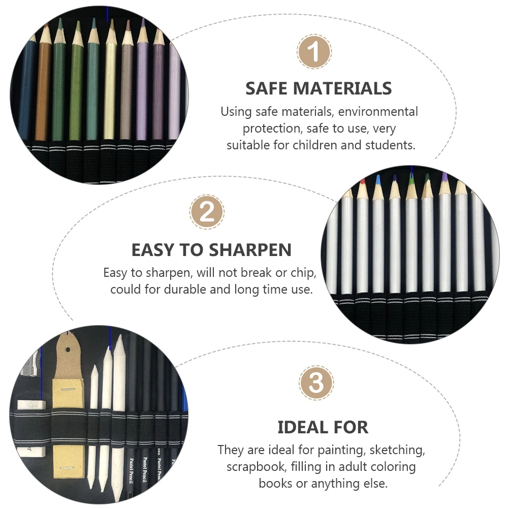 72 Pcs Drawing Sketch Pencils Sketch Painting Stationery Painting Art Material