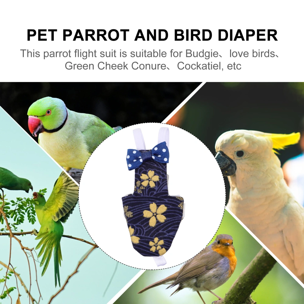 Creative Bird Pilot Clothing Bird Flight Suit Parrot Costume Parrot Diaper