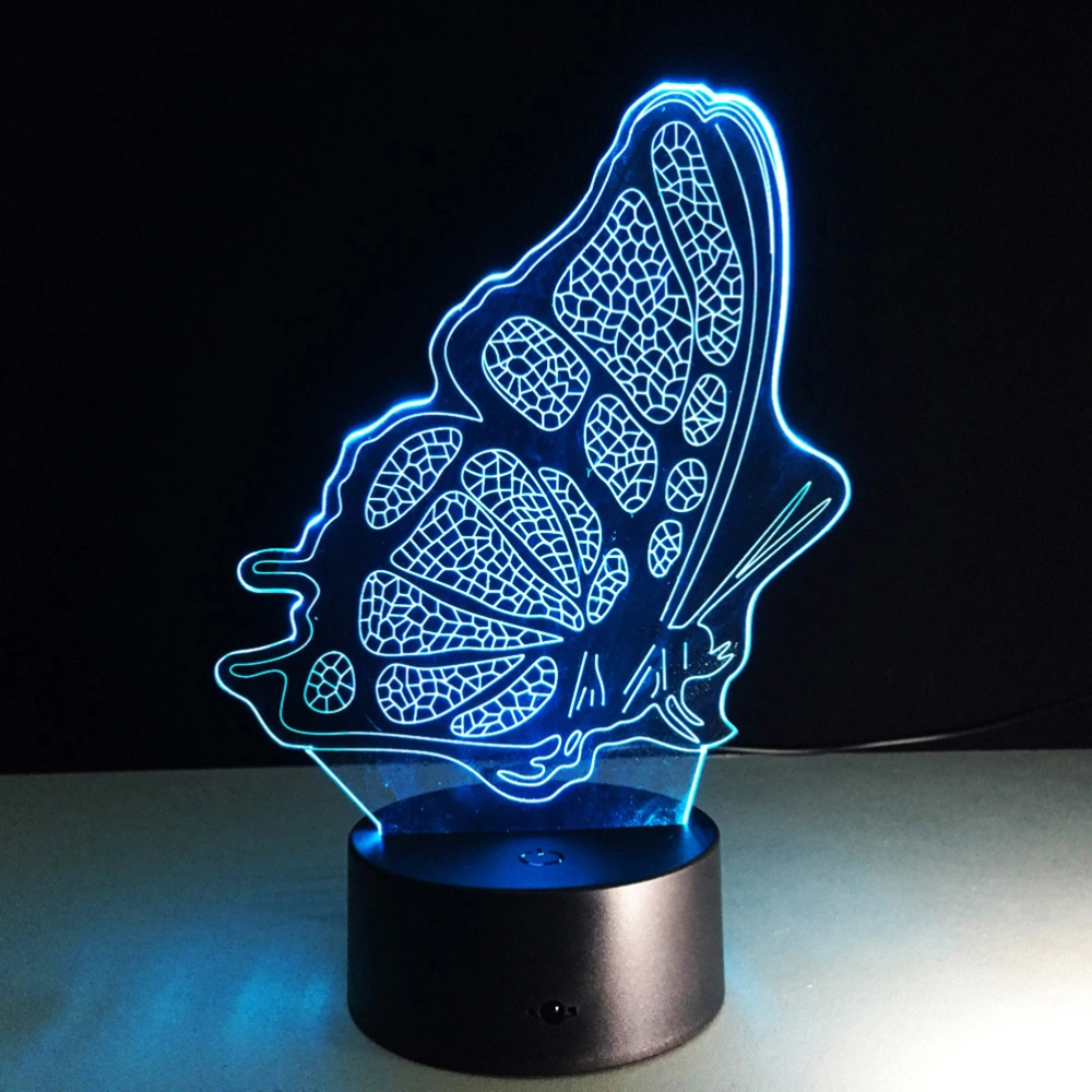 3D Lamp Visual Light Effect Touch Switch Colors Changes Night Light (Scalewing)