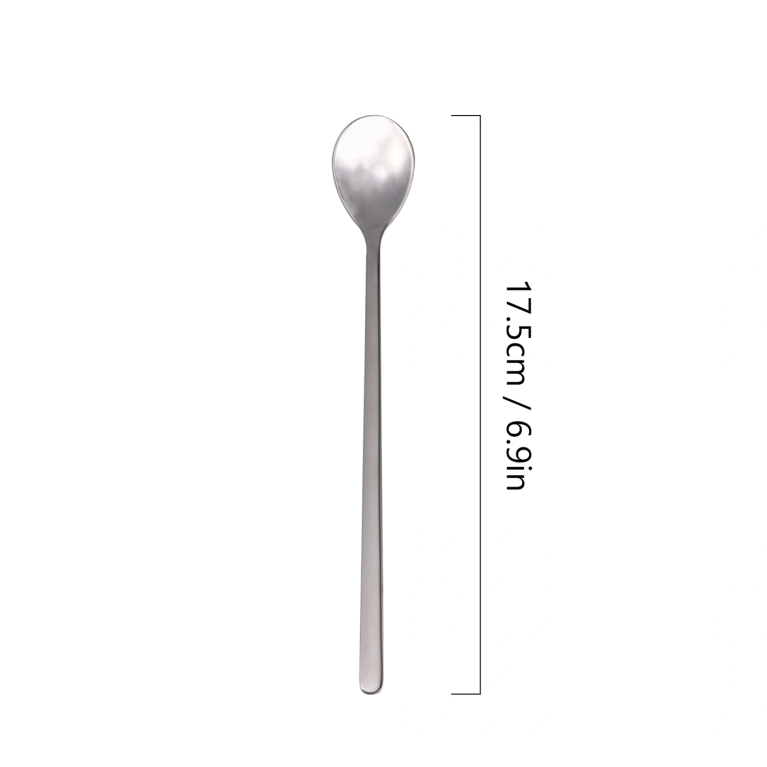 4Pcs Stainless Steel Coffee Stirring Spoons Dessert Spoons Durable Food Spoons