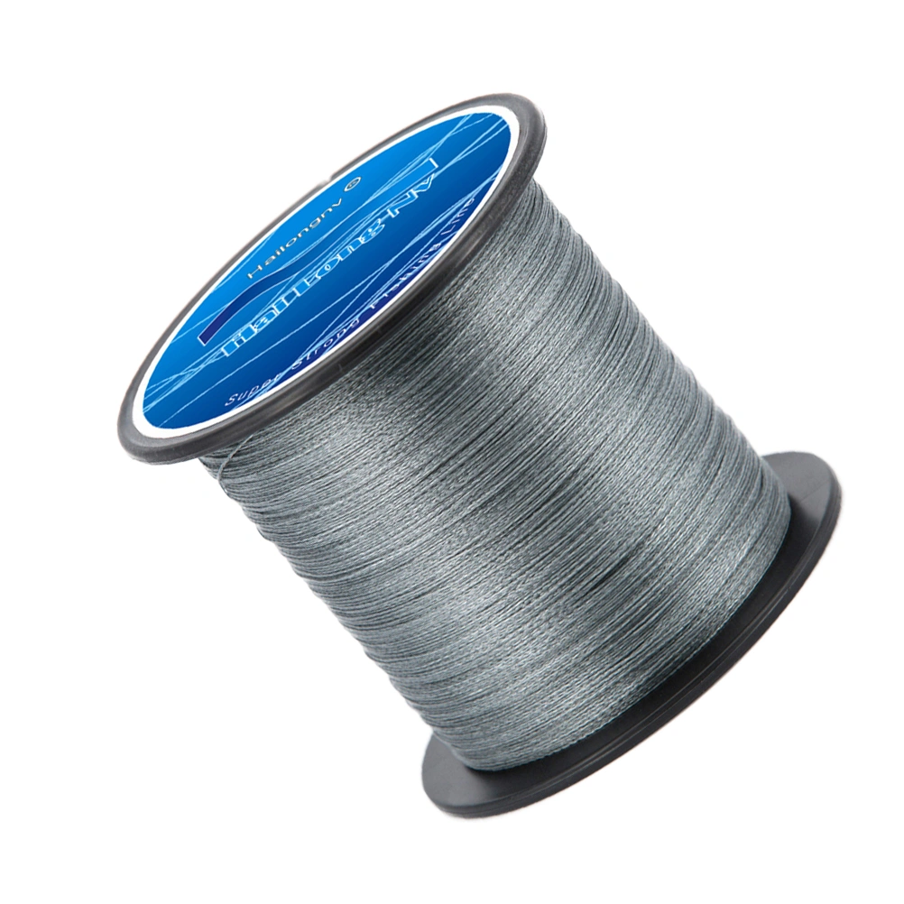 Braid Fishing 300m Braided Fishing Line Super Strong Solid Color PE Material Line (Grey, 0.8)