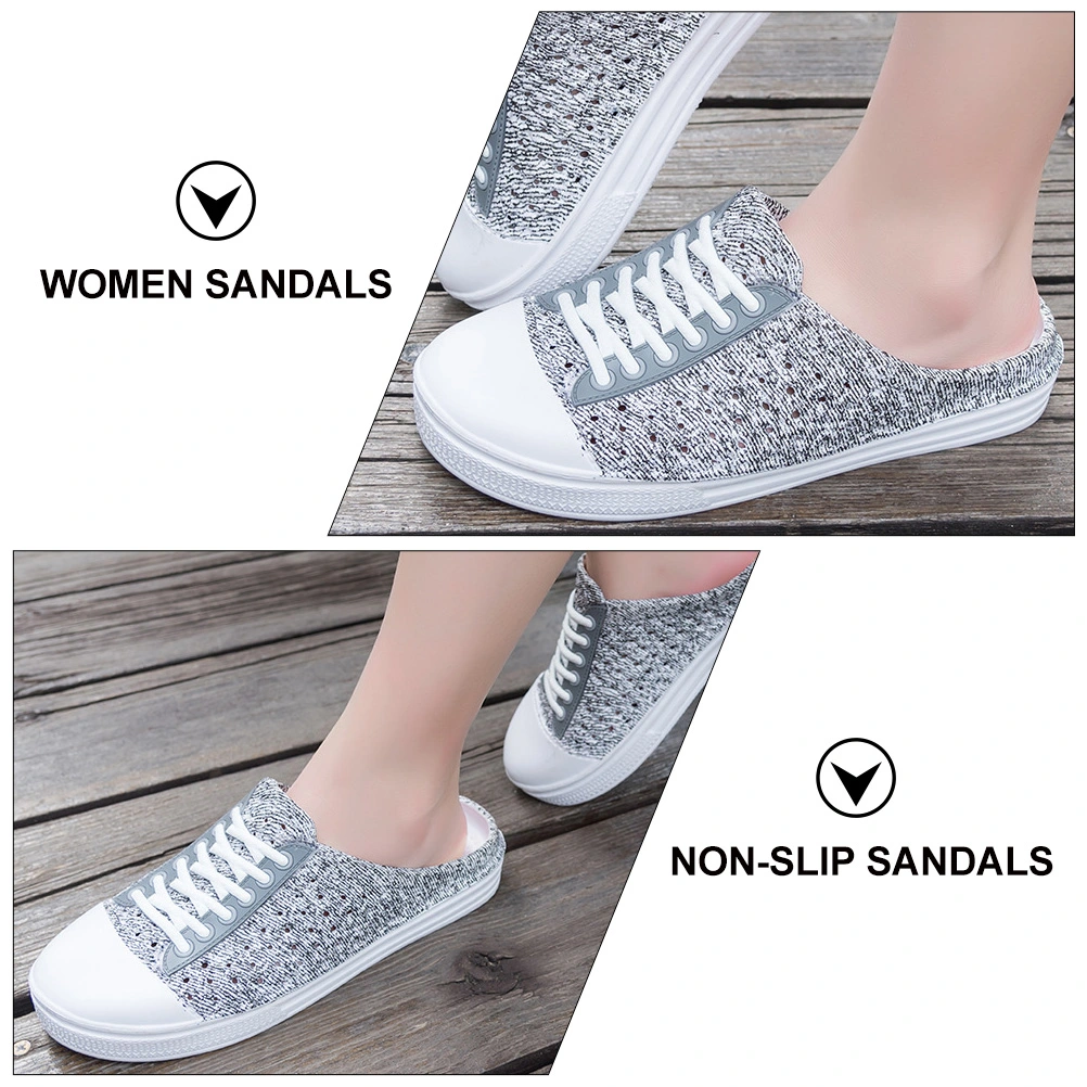 1 Pair of Summer Anti-slip Sandals for Women Breathable Chic Women Sandals