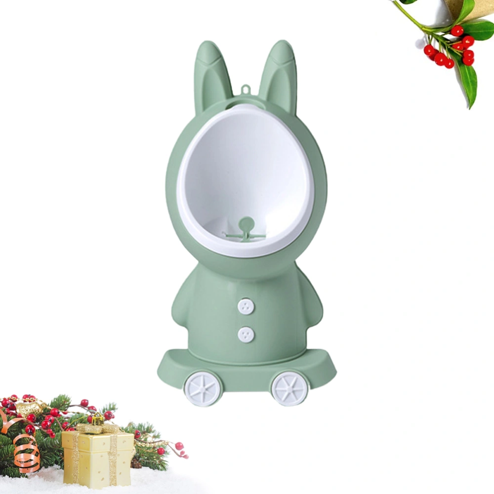 Baby Boys Urinal Height Adjustable Potty Training Stand Urinal Detachable Toilet Bathroom Accessories (Green)