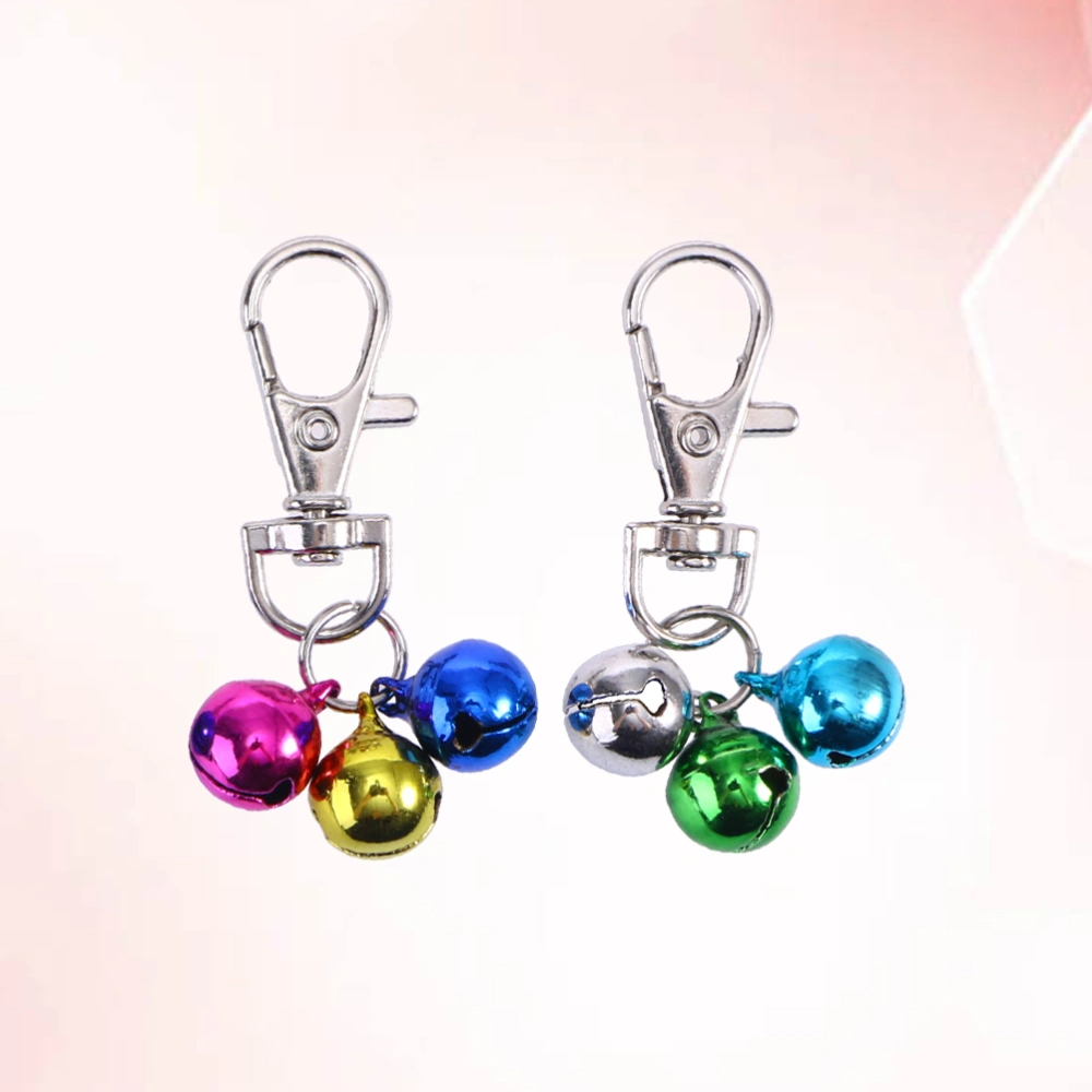 2Pcs Mini Assorted Color Bells for Pet Dog Puppy Collar Decoration (Random Color)