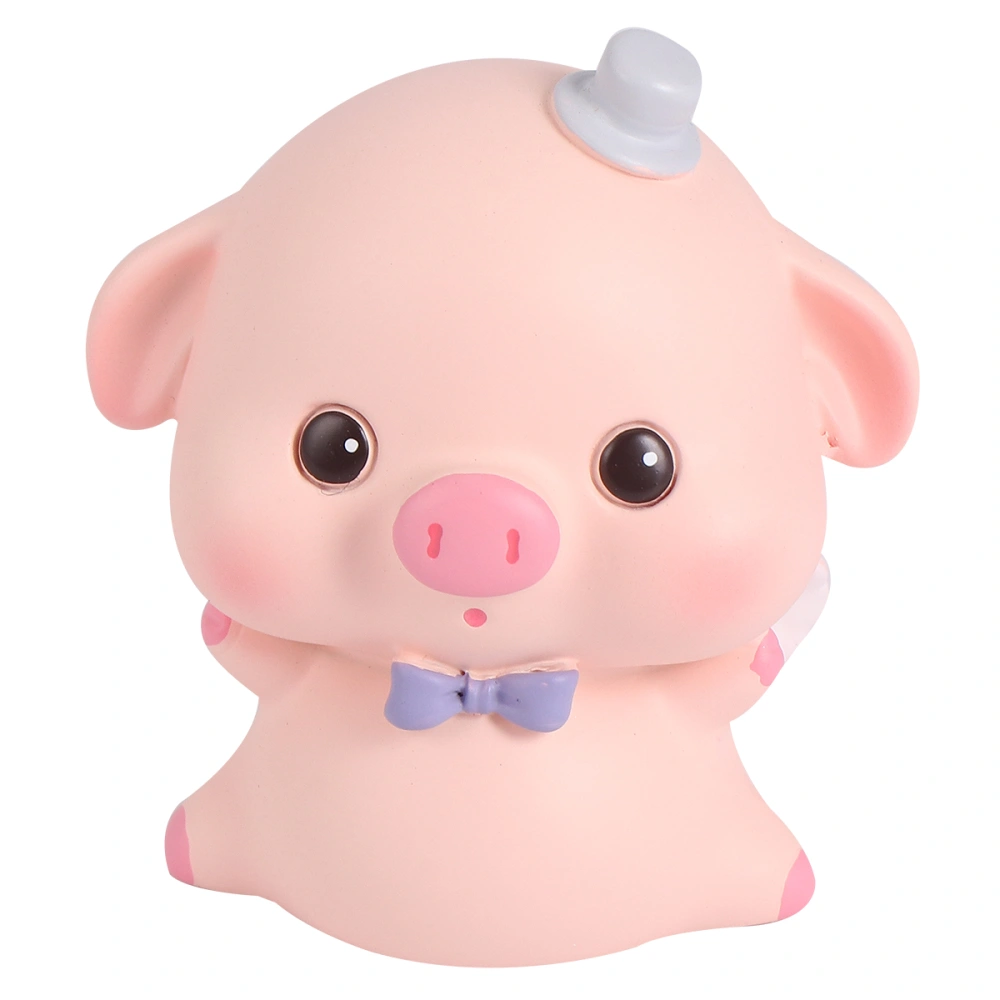 1Pc Pig Ornament Creative Ornament Funny Car Decorative Ornament for Home