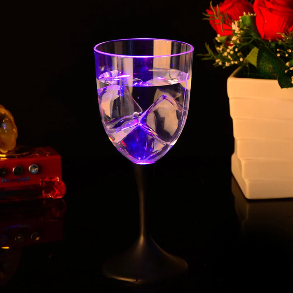 1pc Creative Party Wine Cup Induction Luminous Cocktail Cup Party Supplies