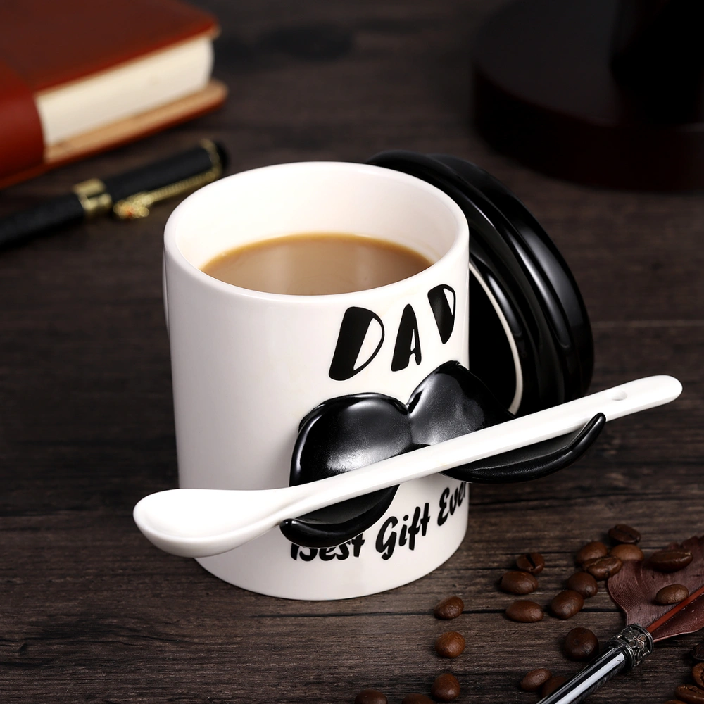 UNOMOR Funny Dad Mug Ceramics Dad's Coffee Mug Unique Novelty Tea Cup Best Dad Father's Day Birthday Christmas Thanksgiving Day Gifts