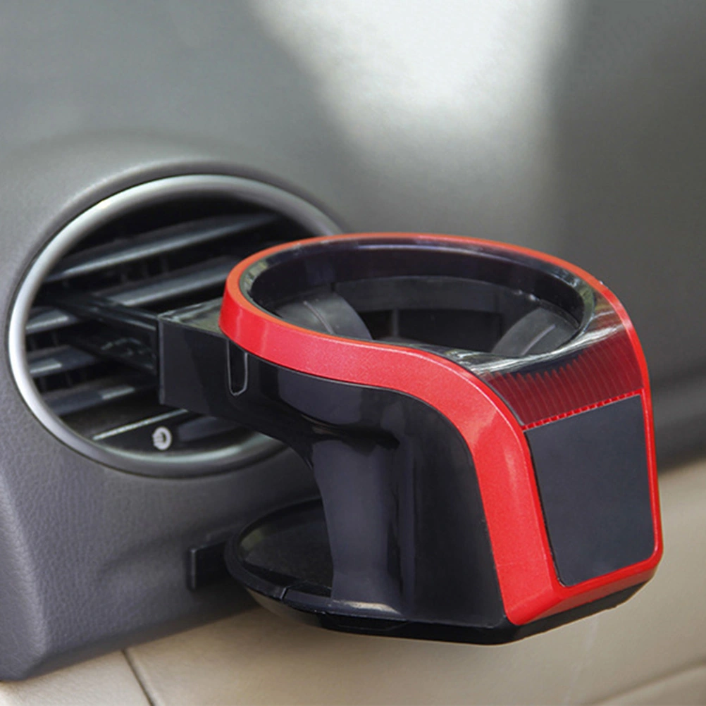 Multifunction Car Air Vent Mounted Holder 2 in 1 Magnetic Phone Stand and Cup Holder (Red)
