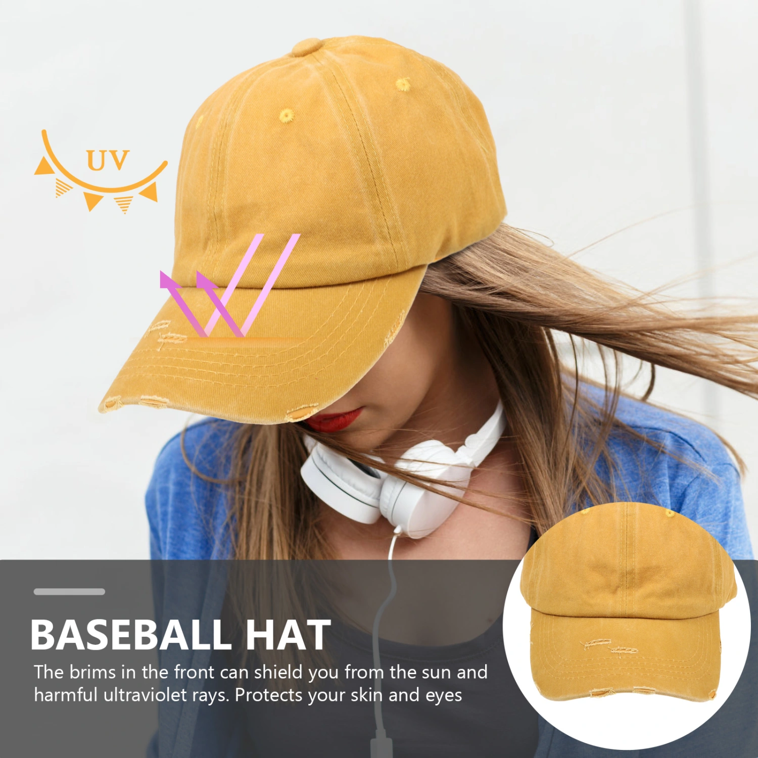 Breathable Summer Hat Baseball Caps Fashion Peaked Hat for Women Girls