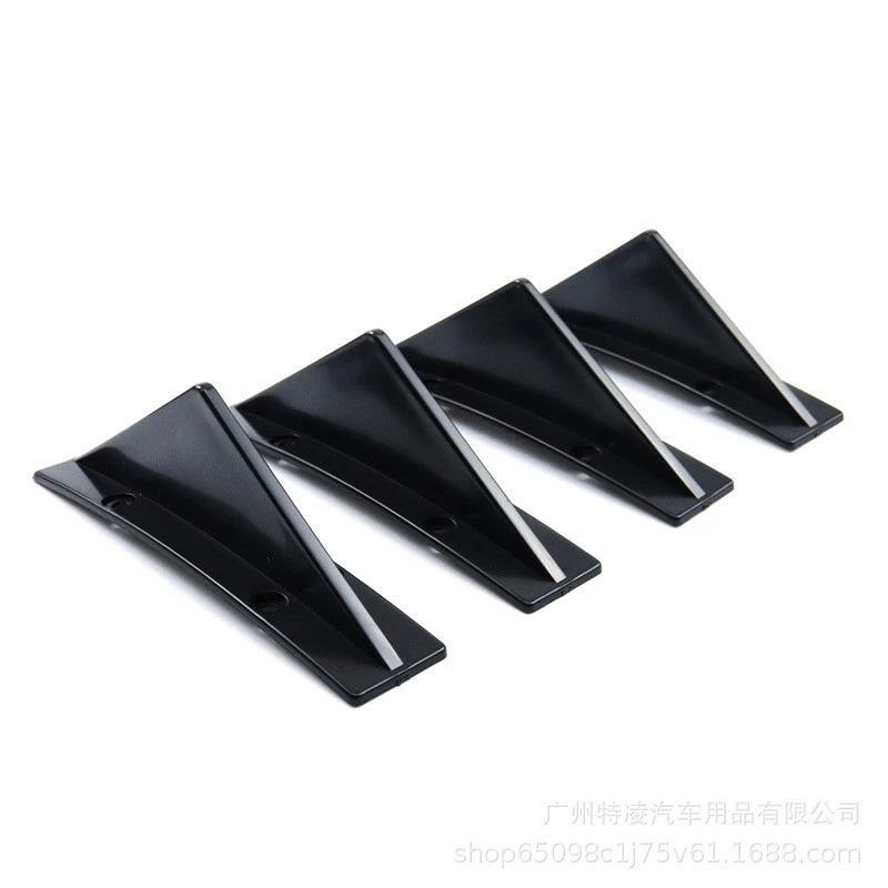 1 Set Rear Bumper Lip Spoiler Car Modified Rear Bumper Diffuser Spoiler Rear Bumper Spoiler