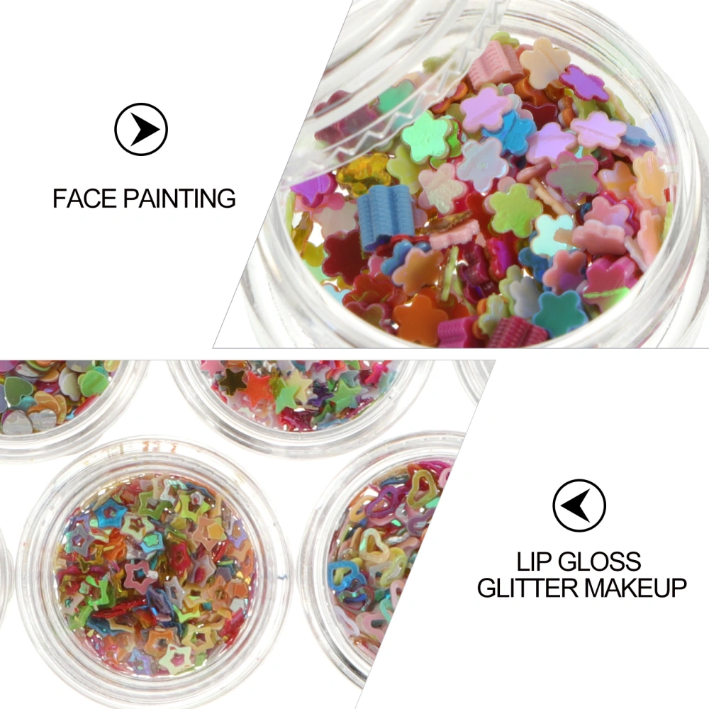 1 Set Eye Makeup Sequins Beautiful Cosmetic Sequins Universal Makeup Supplies