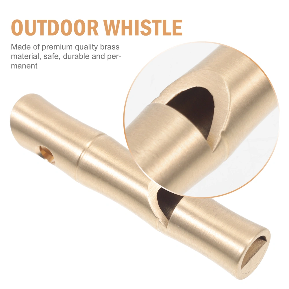 1PC Outdoor Whistle Vintage Style Whistle Brass Whistle Whistle for Survival