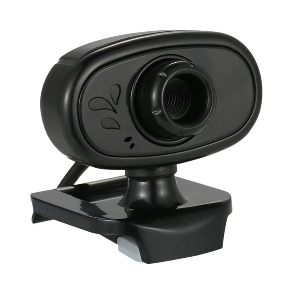 USB Web Camera 480P Computer Camera Webcams USB2.0 Webcam Camera with Mic Clip-on for Computer PC Laptop (Black)