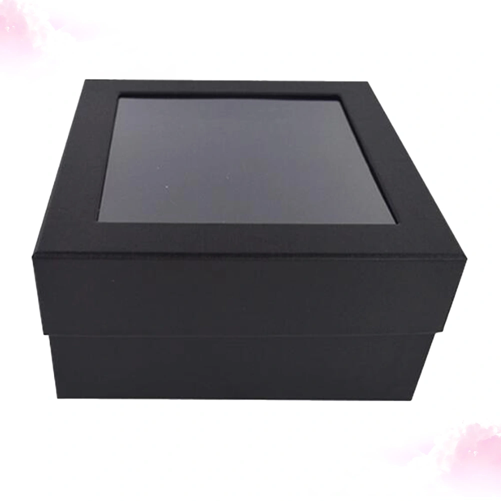 Useful Jewelry Boxes Jewelry Packing Container Jewelry Organizer Case for Earrings Bracelets (Black)