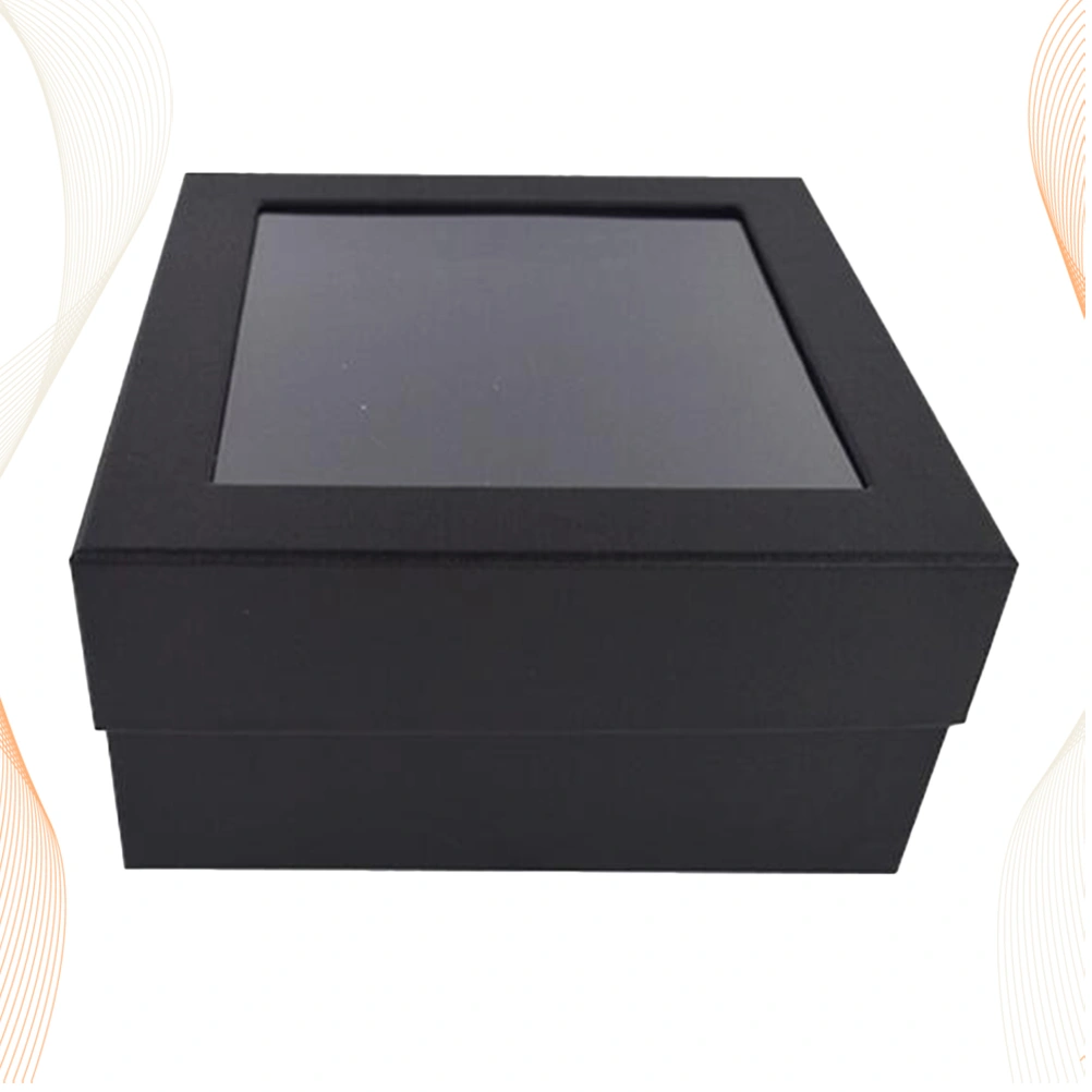 Useful Jewelry Boxes Jewelry Packing Container Jewelry Organizer Case for Earrings Bracelets (Black)