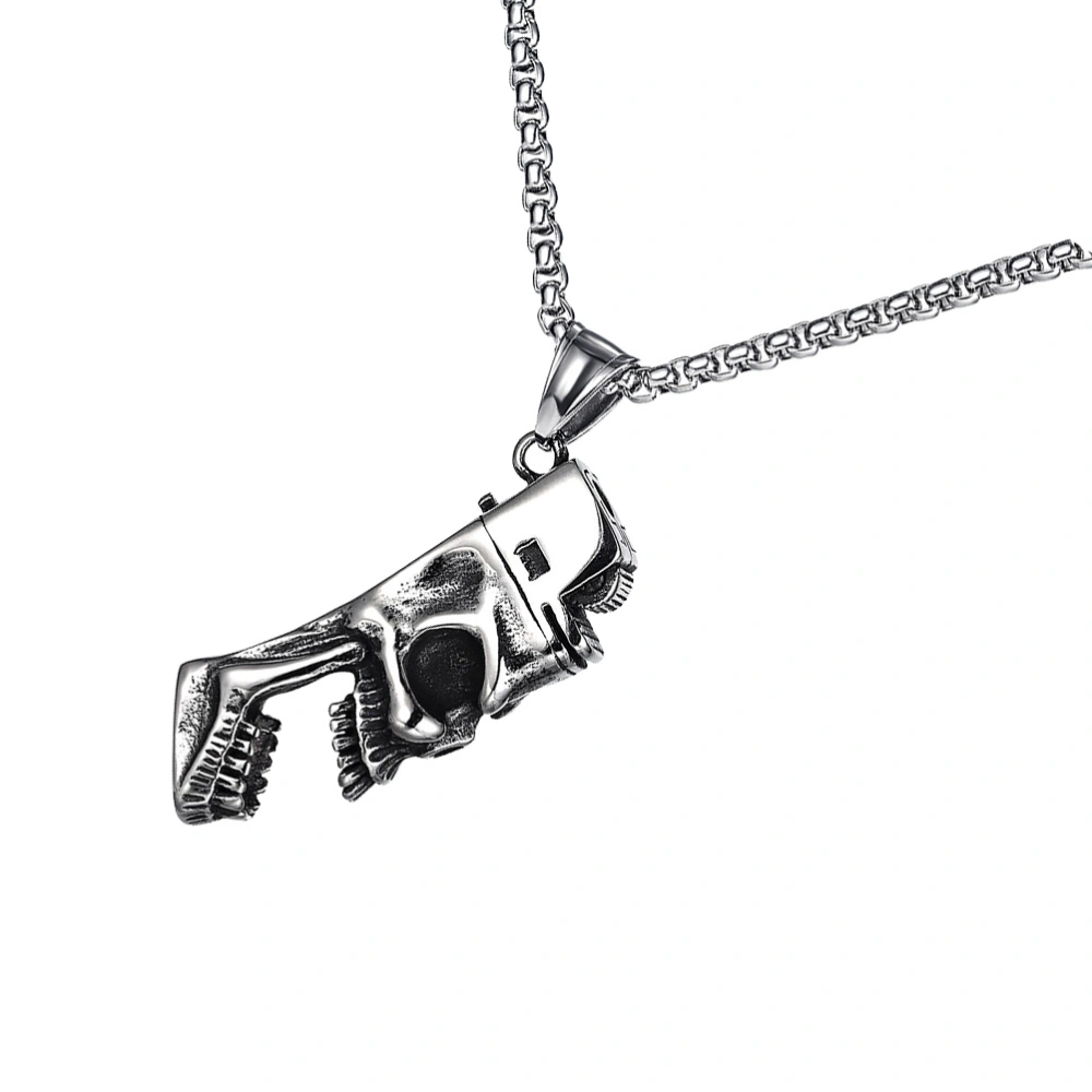 1pc Creative Jewelry Necklace Men's Necklace Pendant Lighter Shaped Necklaces