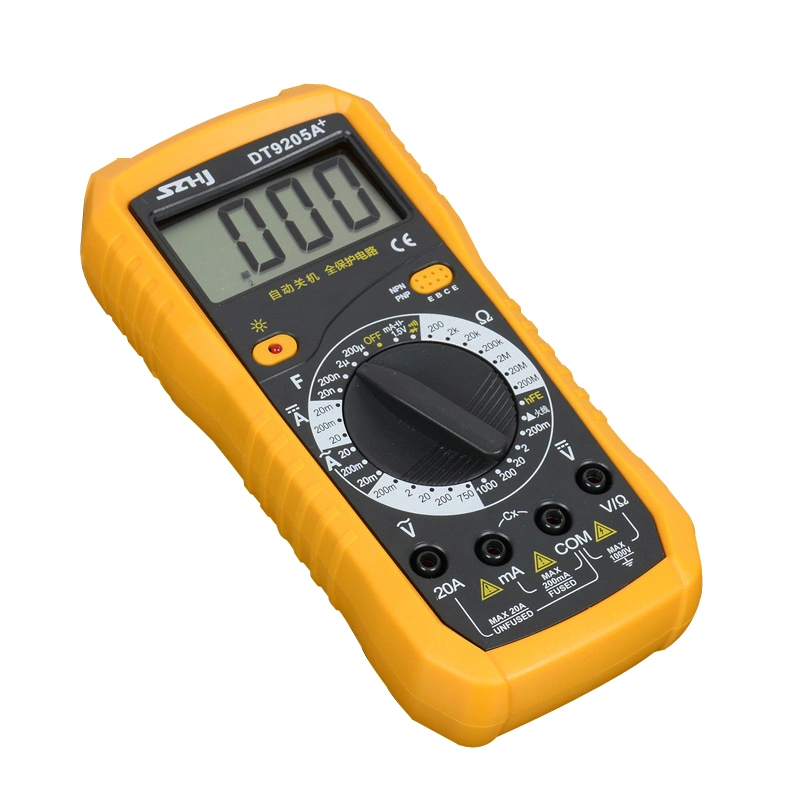 Digital Multimeter Voltmeter for General Purpose With High Accuracy and Resolution (Yellow)