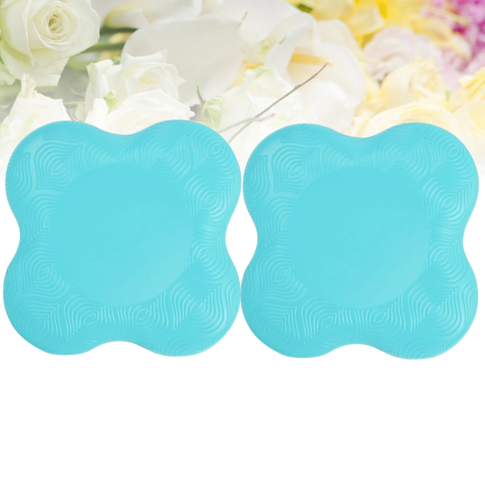 2pcs Balance Pad Non-slip Yoga Cushion Stability Mobility Balance Trainer for Training Elbow Ankle Support Yoga Exercise (Sky-blue)