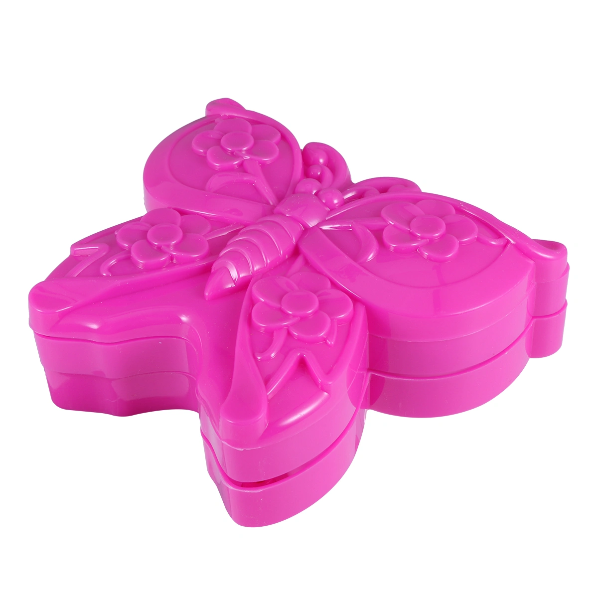 1 Set of Baby Makeup Set Play House Toy Cosmetics Toy Girls Makeup Tool Little Girl Gift Box Pink (931A)