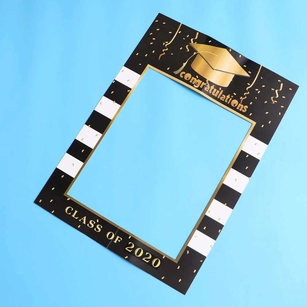 2020 Graduation Party Photo Frame Bachelor Picture Selfie Frame Fun Photo Booth Props Graduation Party Supplies