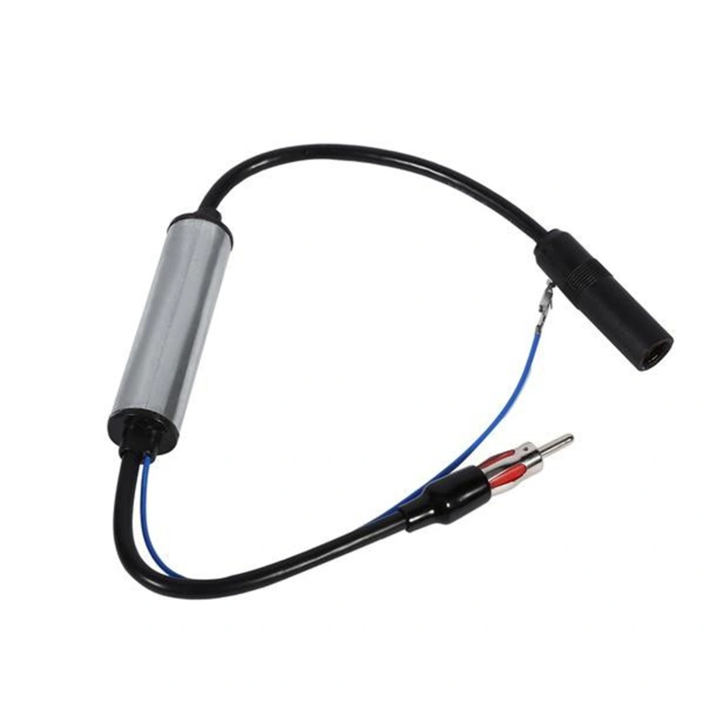 1Pcs Car FM Antenna Signal Amplifier Extension Cable