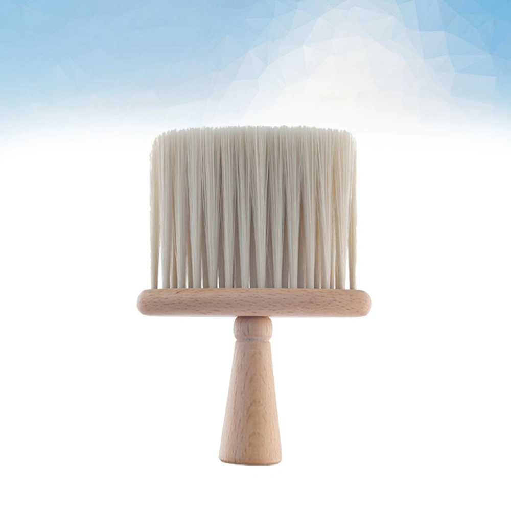 1pc Broken Hair Cleaning Brush Hair Salon Brush Hair Styling Brush Wooden Hairdressing Brush for Home Shop Beige