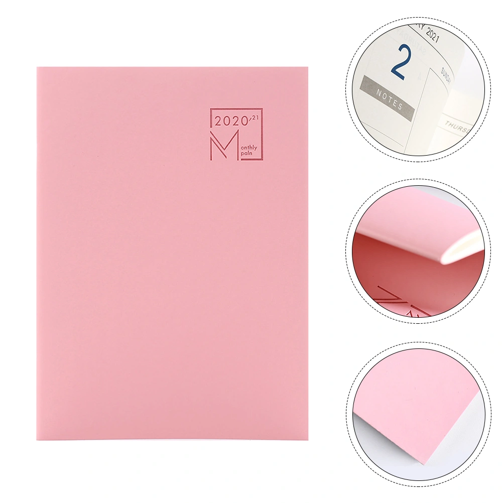 1pc Schedule Notebook Planning Notebook Portable Schedule To-do List Notebook