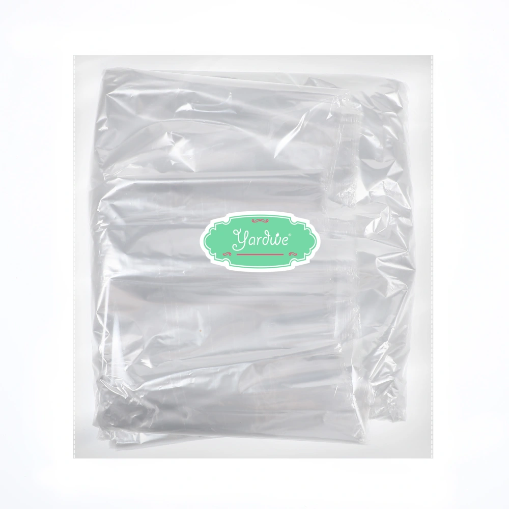 Yardwe 50pcs Plastic Garment Bags Dust Cover Clear Clothes Storage Bag for Suits Shops