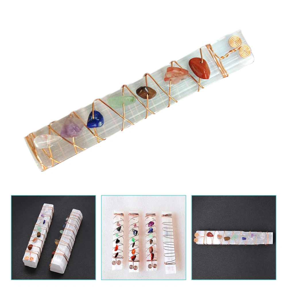 Irregular Stone Decor Crystal Stone Adorn Household Stone Stick Ornament