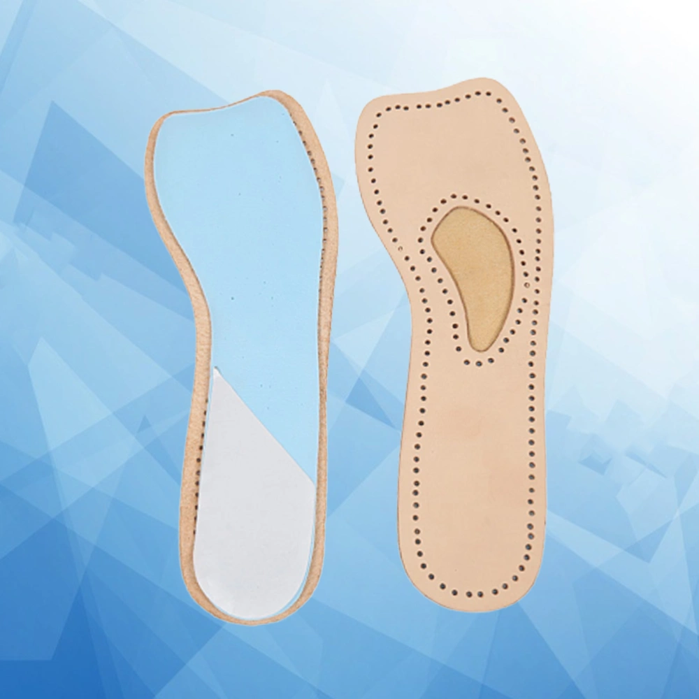 1 Pair of Absorbing Insoles High Heel Insoles Anti-slip Shoe Cushions Latex Shoe Pads for Women Size L