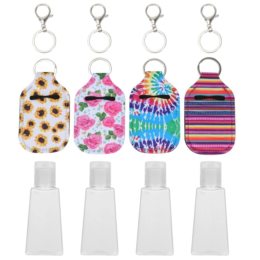 1 Set Lotion Bottle Covers Trapezoidal Bottles Lobster Clasps (Assorted Color)