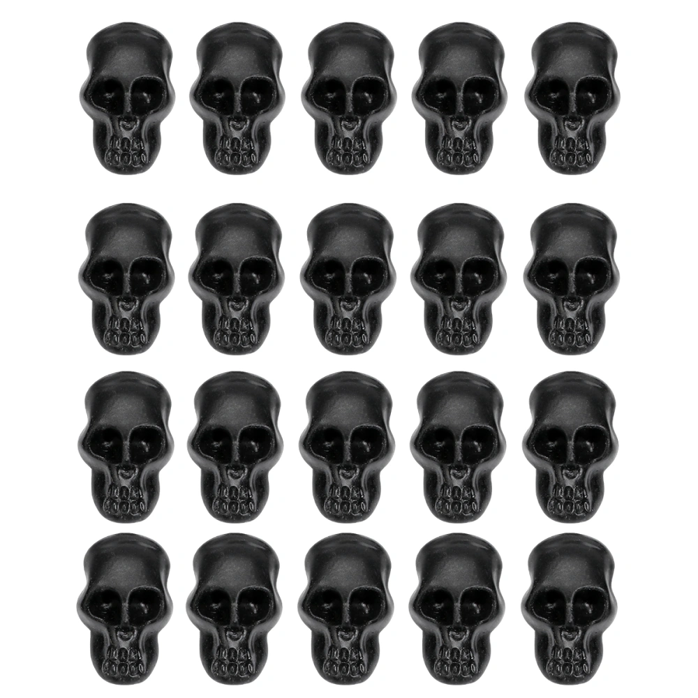 50pcs Halloween Skull Props Toys Funny Plastic Skeleton Party Tricky Toys