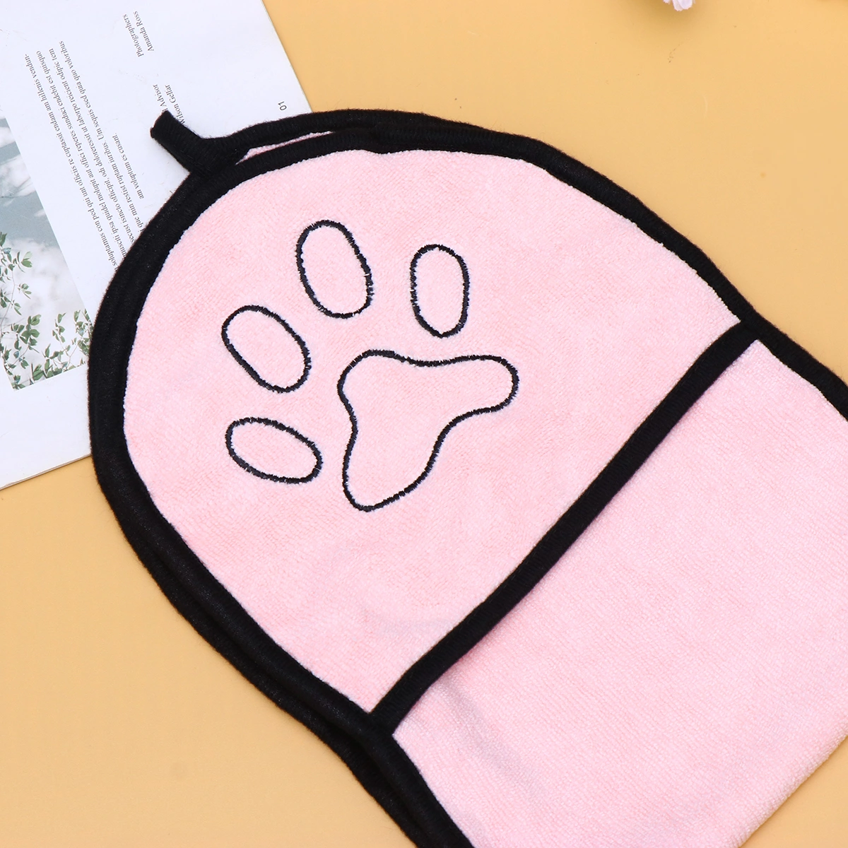 Superfine Fiber Pet Bath Towel Dog Shower Towel Water Absorbent Bath Towel Pet Supplies (Pink)