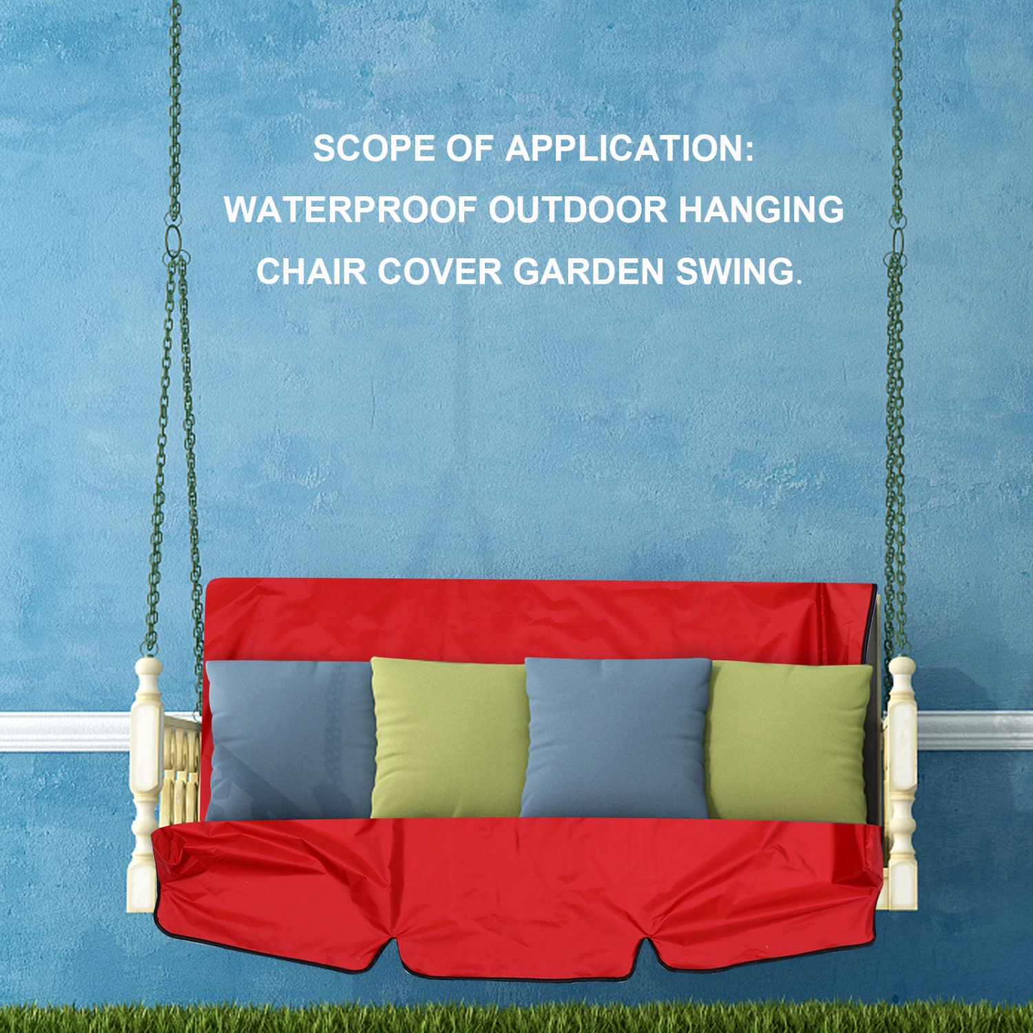 1 Pc Swing Seat Cover Dust Proof Weatherproof Swing Seat Covering UV Resistant