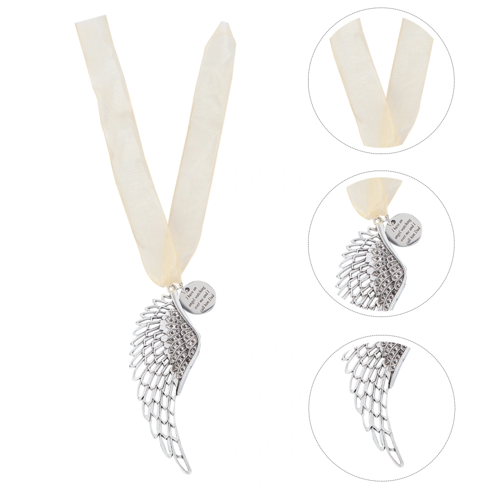 Alloy Angel Wing Pendants Charms Jewelry Making Accessory for Necklace Earrings