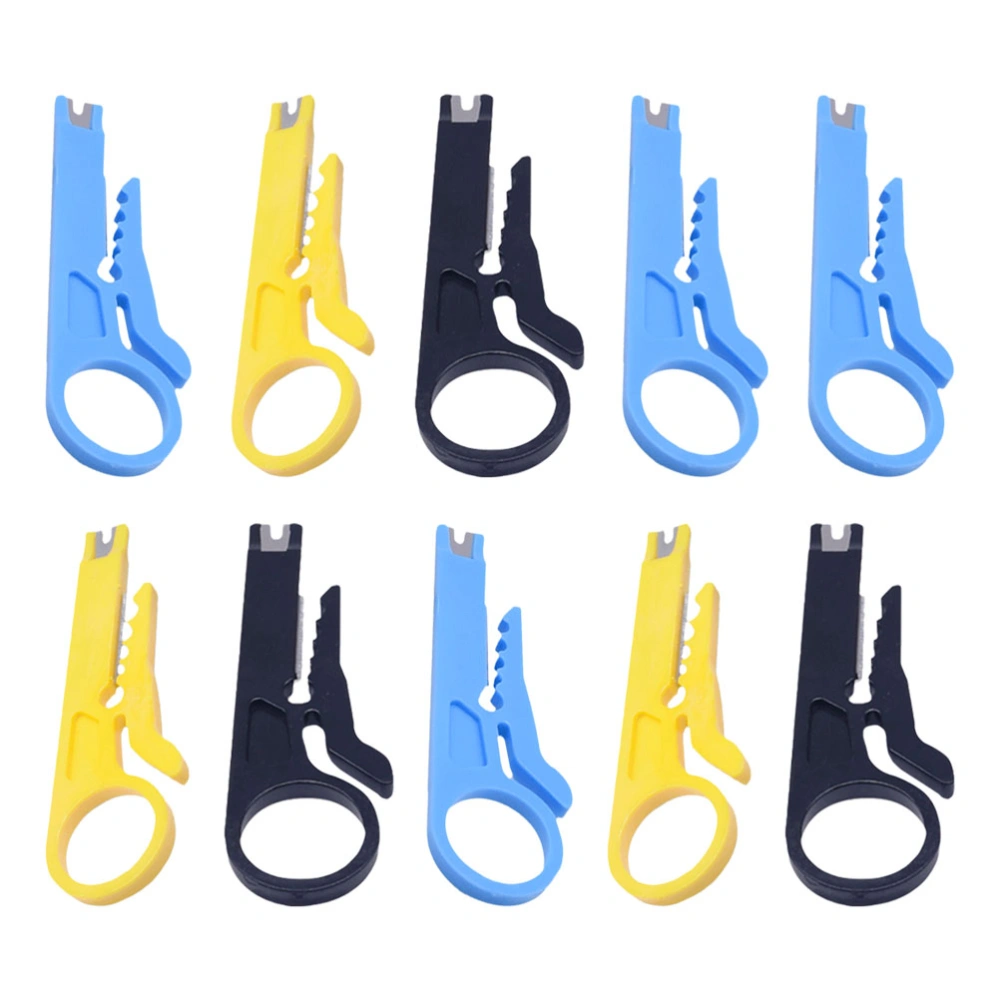 10pcs Practical Wire Stripper Tool Electrician Hand Tool Wire Stripping Tool