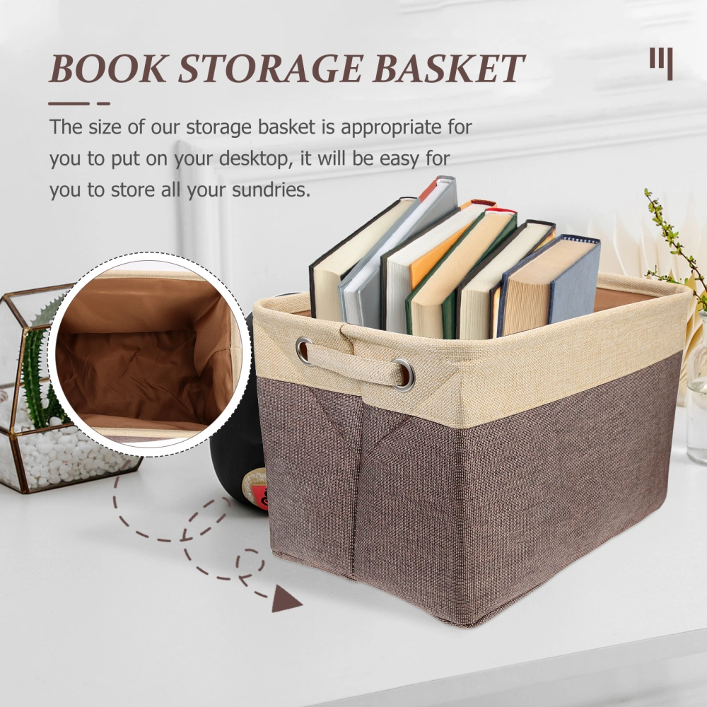 Foldable Storage Basket Household Clothes Basket Wear-resistant Toys Storage Basket