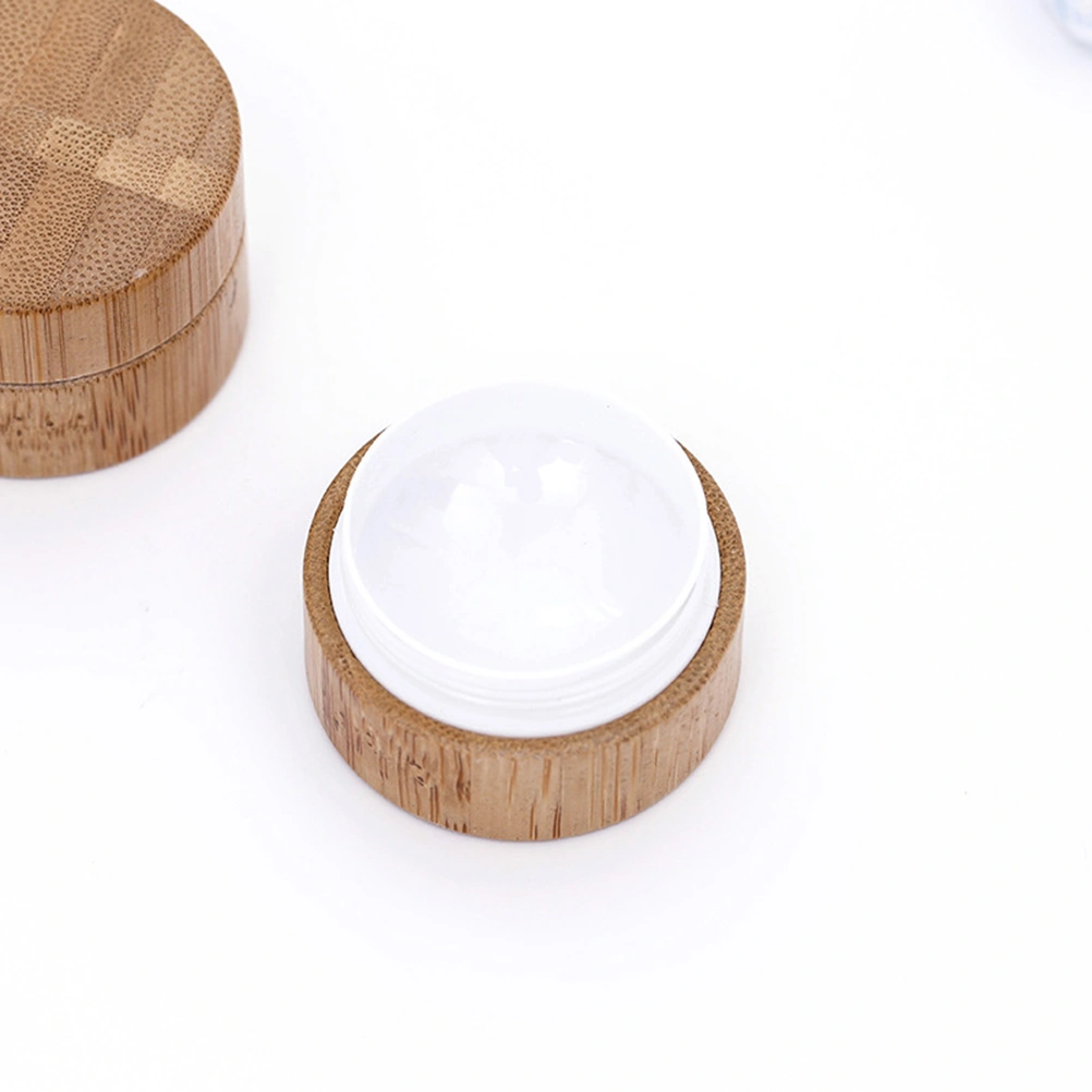 1PC 10g Bamboo Bottle Cream Jar Refillable Empty Cosmetic Makeup Container Storage Case