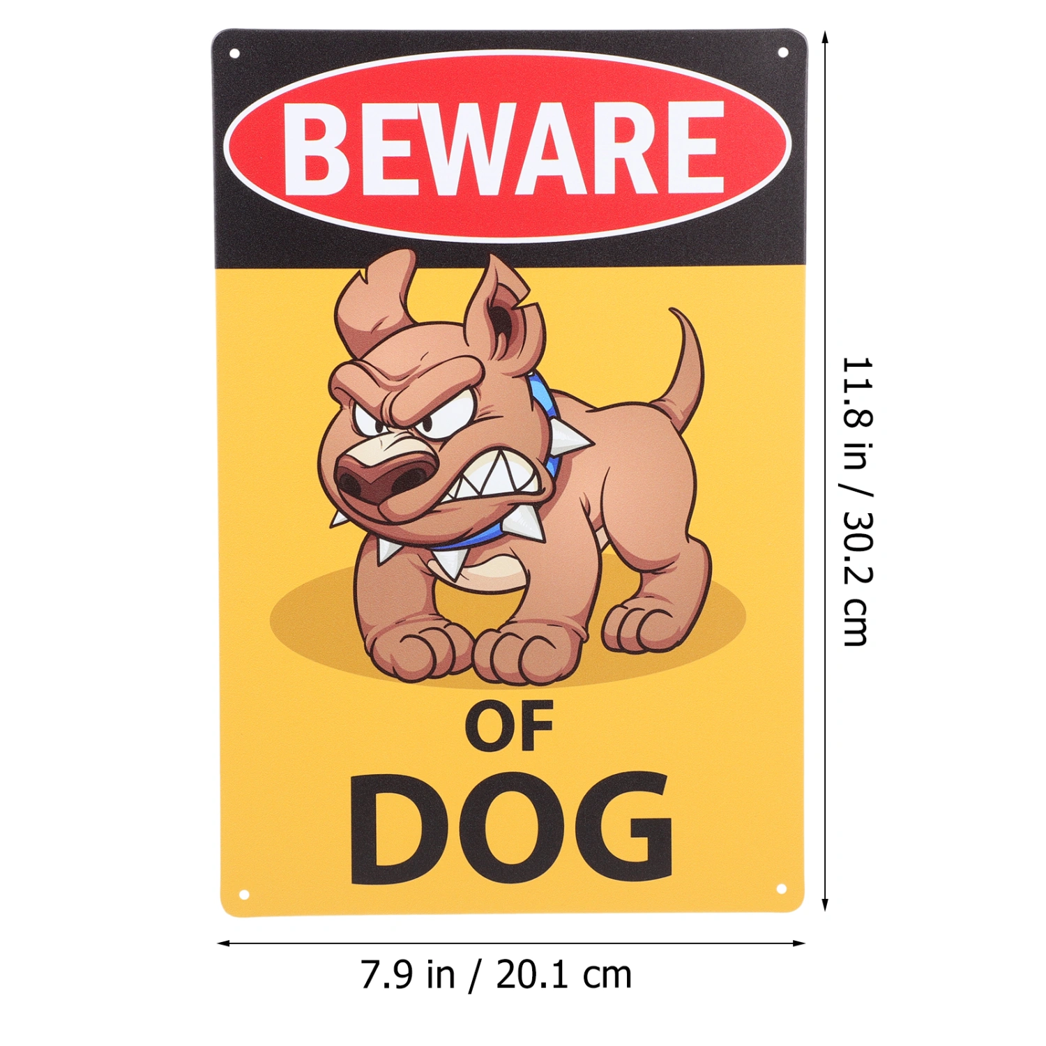 Beware of Dog Sign Garden Yard Warning Sign Caution Dog Sign Iron Painting