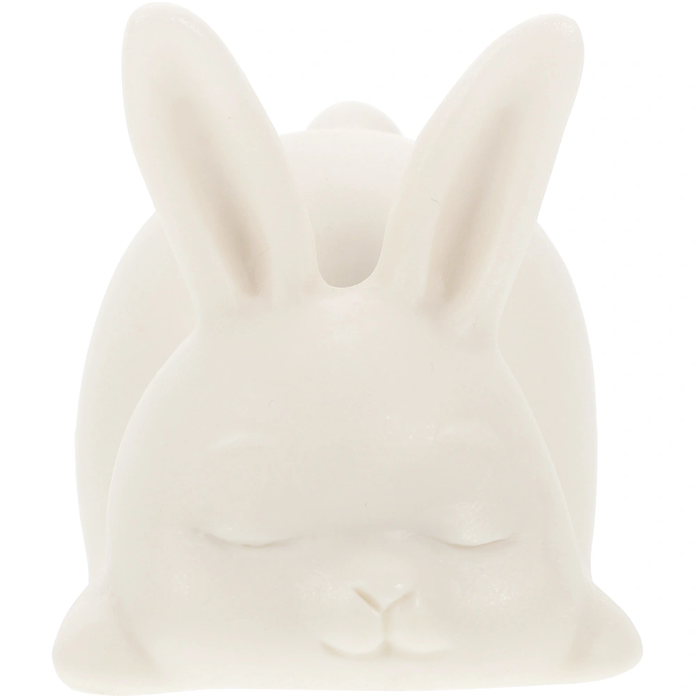 Ceramic Rabbit Statue Ceramic Rabbit Figurine Mini Ceramic Rabbit Tabletop Ornament